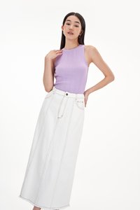 Anson Knit Top in Lavender