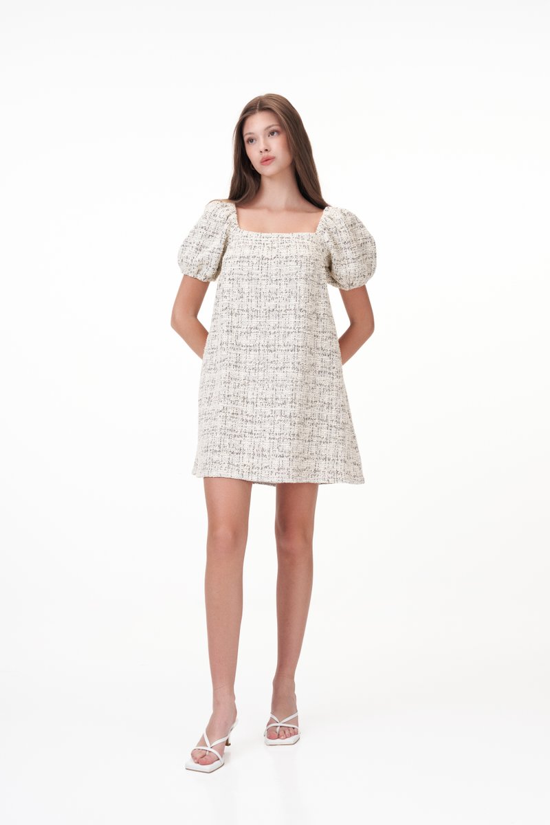 Hathaway Tweed Dress Romper