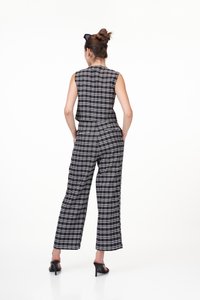 Lizzie Checkered Vest