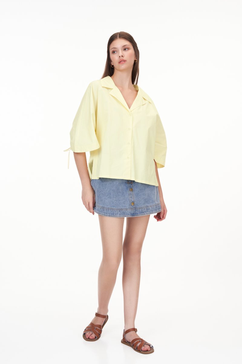 Charlotte Ruched Blouse
