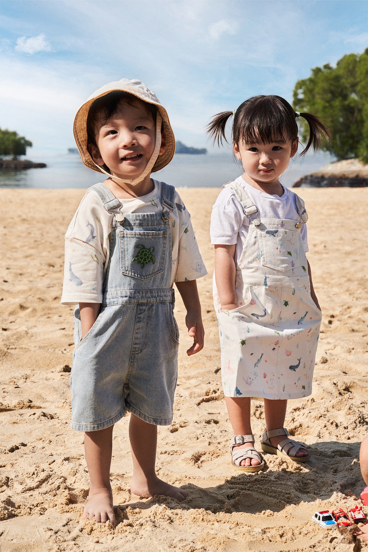 Dungaree dress kids clearance