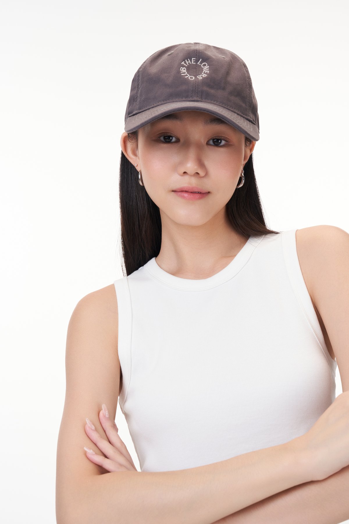 Kendrick Crop Tank Top in White