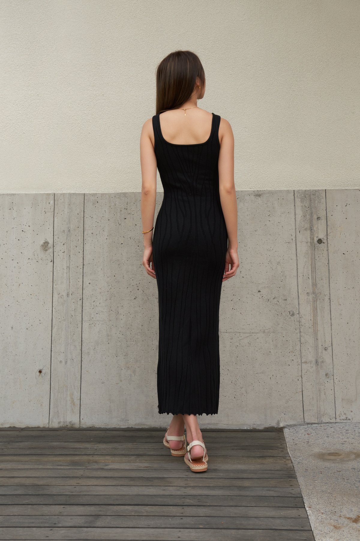 Kylie Two way Textured Knit Dress