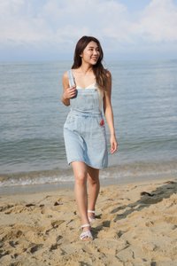 *Backorder* Sammy Denim Dungaree Dress