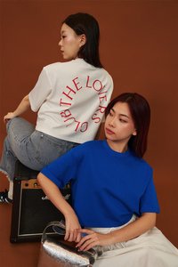 The Lovers Club Logo Tee in White