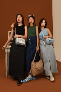 Billy Denim Skirt in Dark Wash