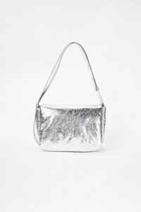 The Lovers Club Cloud Vegan Leather Shoulder Bag & Scent Tag in Silver