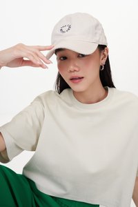 The Lovers Club Cap in Cream