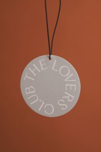 The Lovers Club Scent Tag in Silver