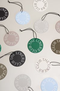 The Lovers Club Scent Tag in Silver