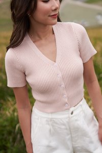 Yoona Knit Button Top