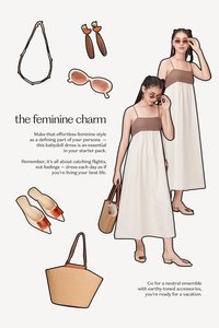 Lendi Colourblock Maxi Dress in Oat