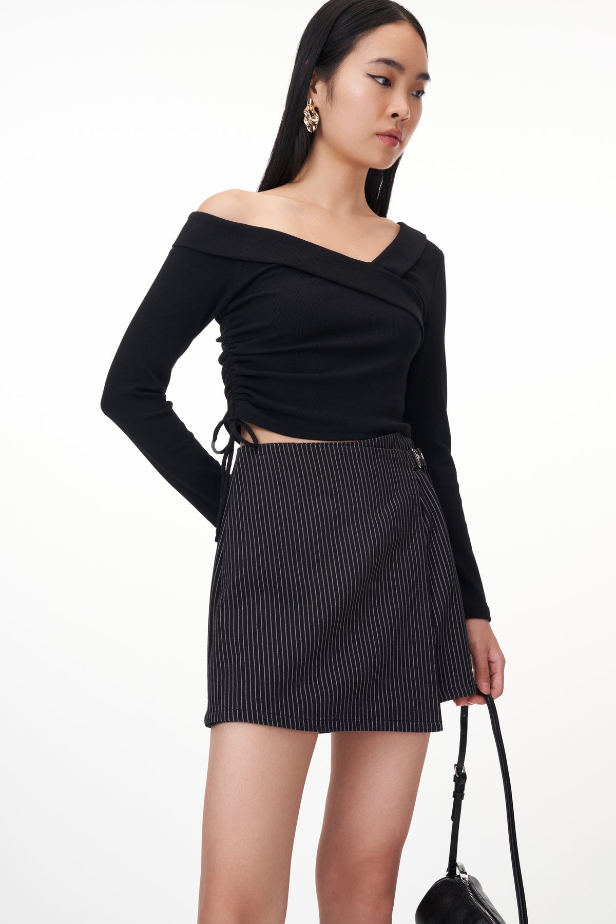 Helia Pinstripes Skorts