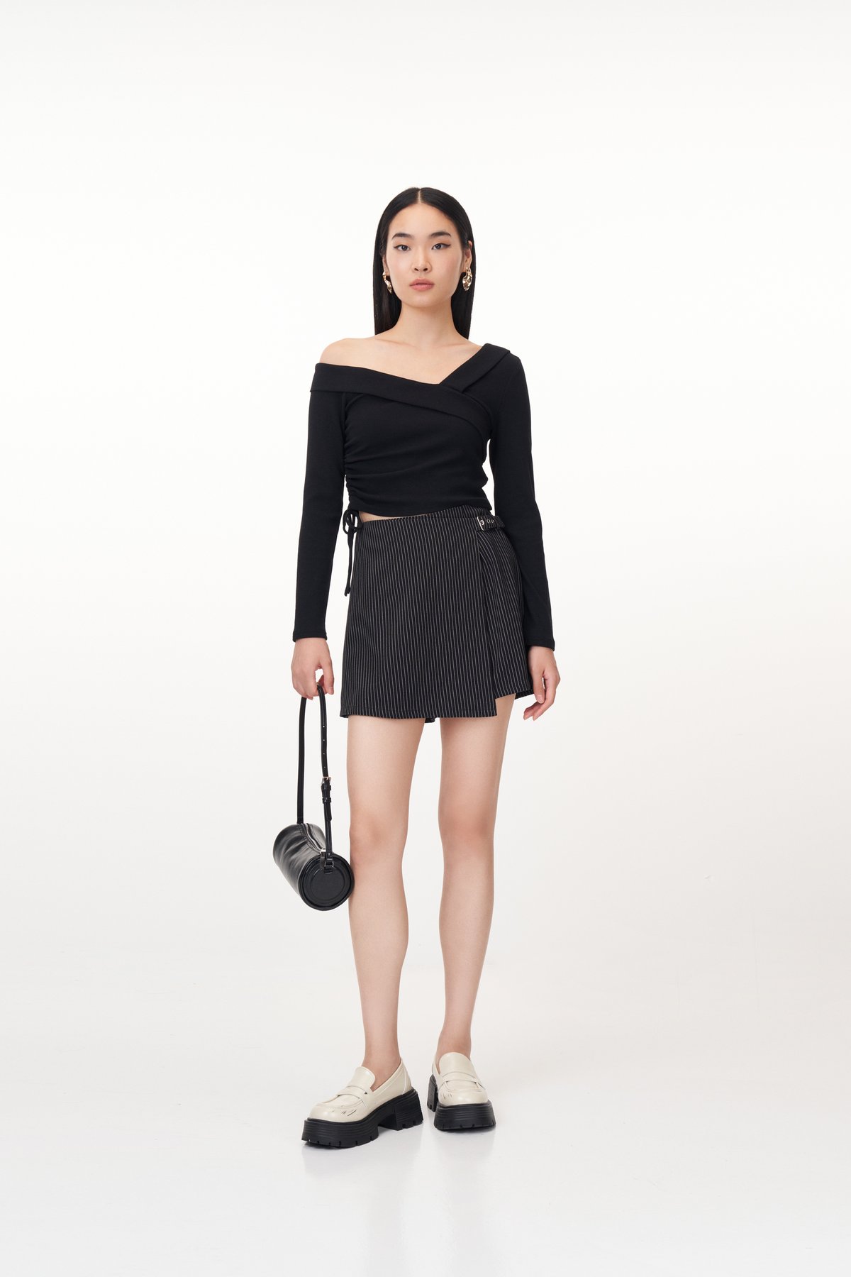 Helia Pinstripes Skorts