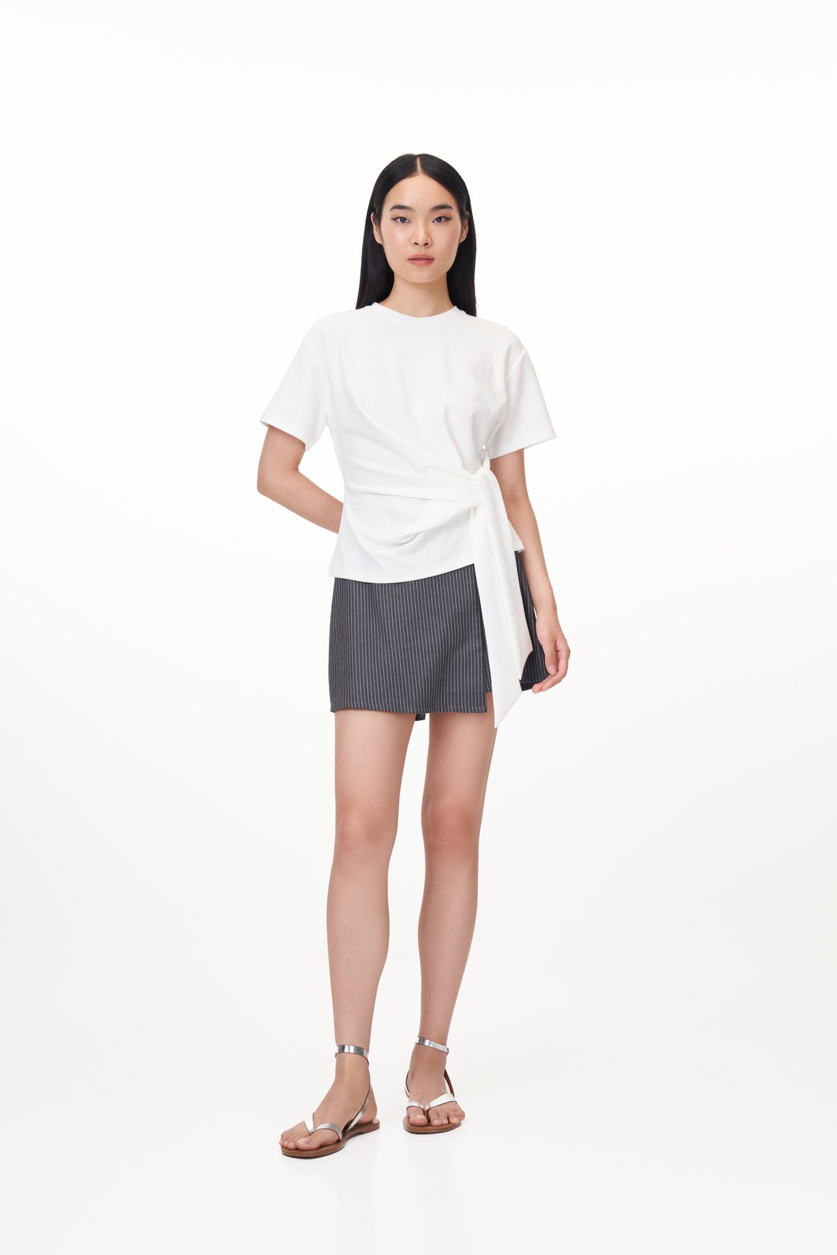 Helia Pinstripes Skorts