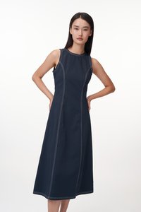 Miller Contrast Stitch Dress