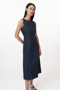 Miller Contrast Stitch Dress