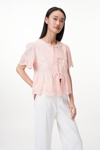 Hilda Eyelet Ribbon Blouse
