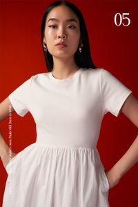 Paula Midi Dress in White