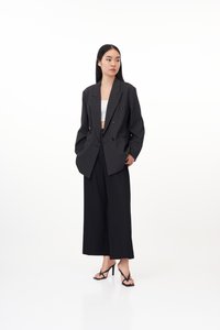 Helia Pinstripes Boyfriend Blazer