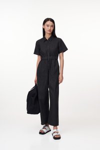 Manda Zipped Denim Jumpsuit