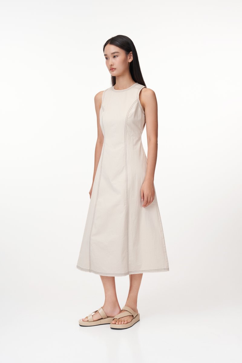 Miller Contrast Stitch Dress