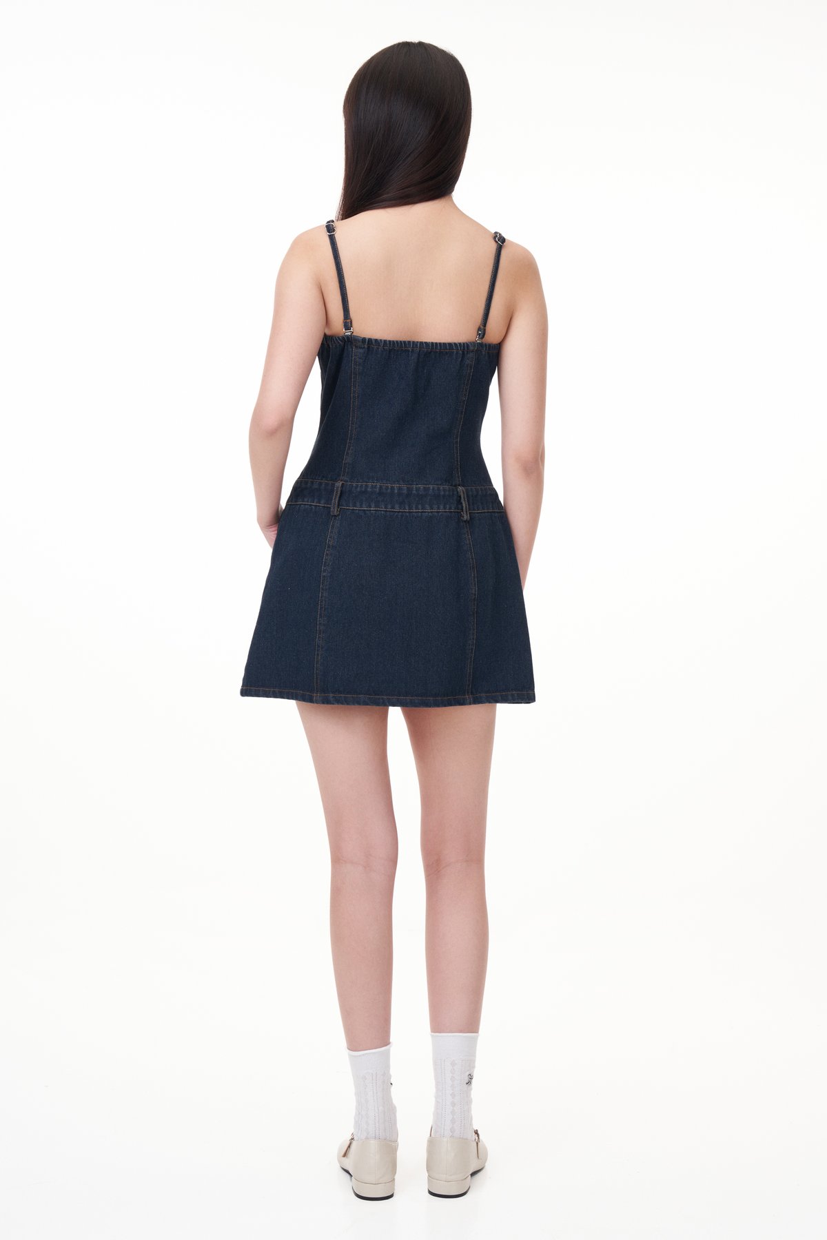 Gabine Denim Romper Dress