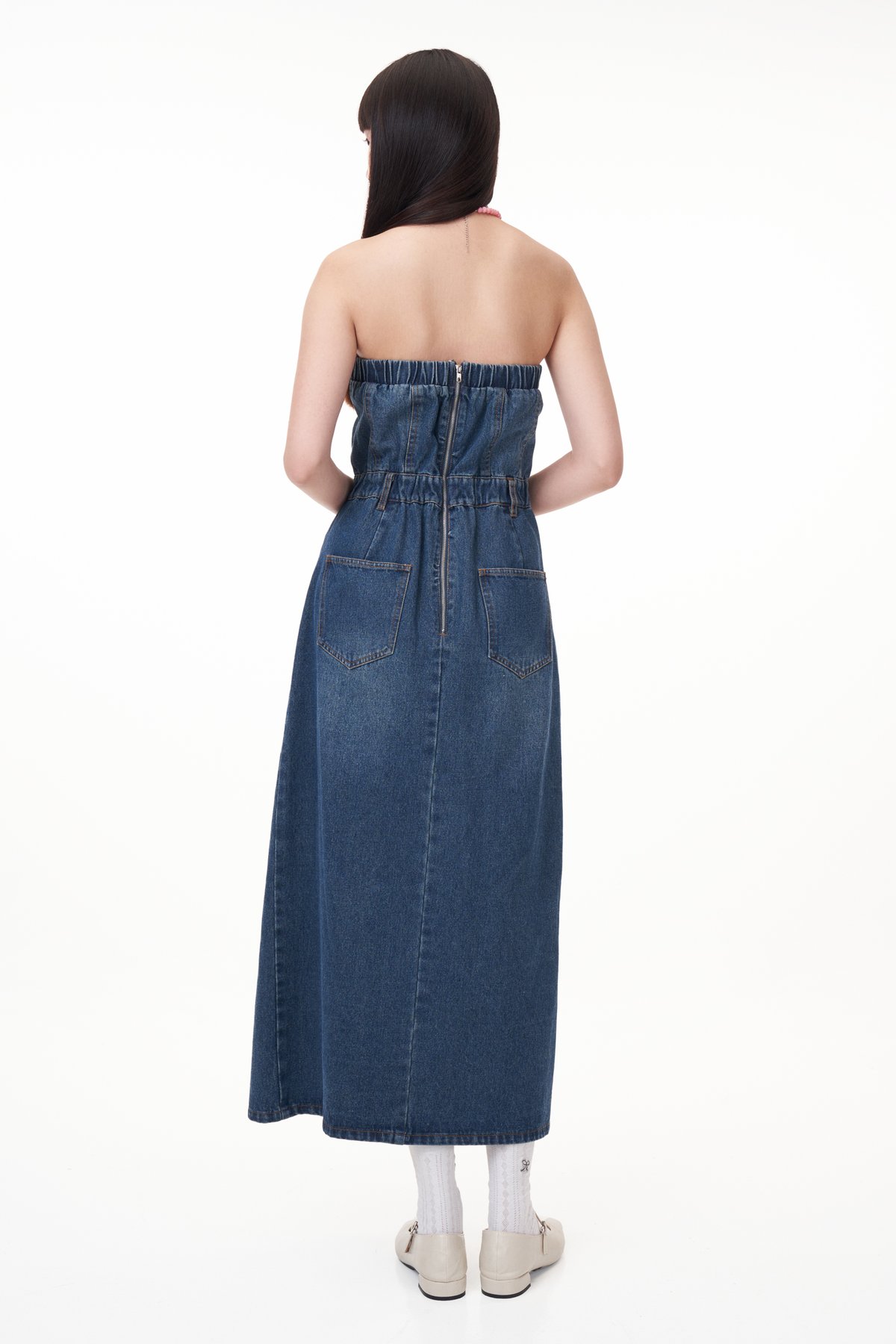 Lune Denim Tube Dress