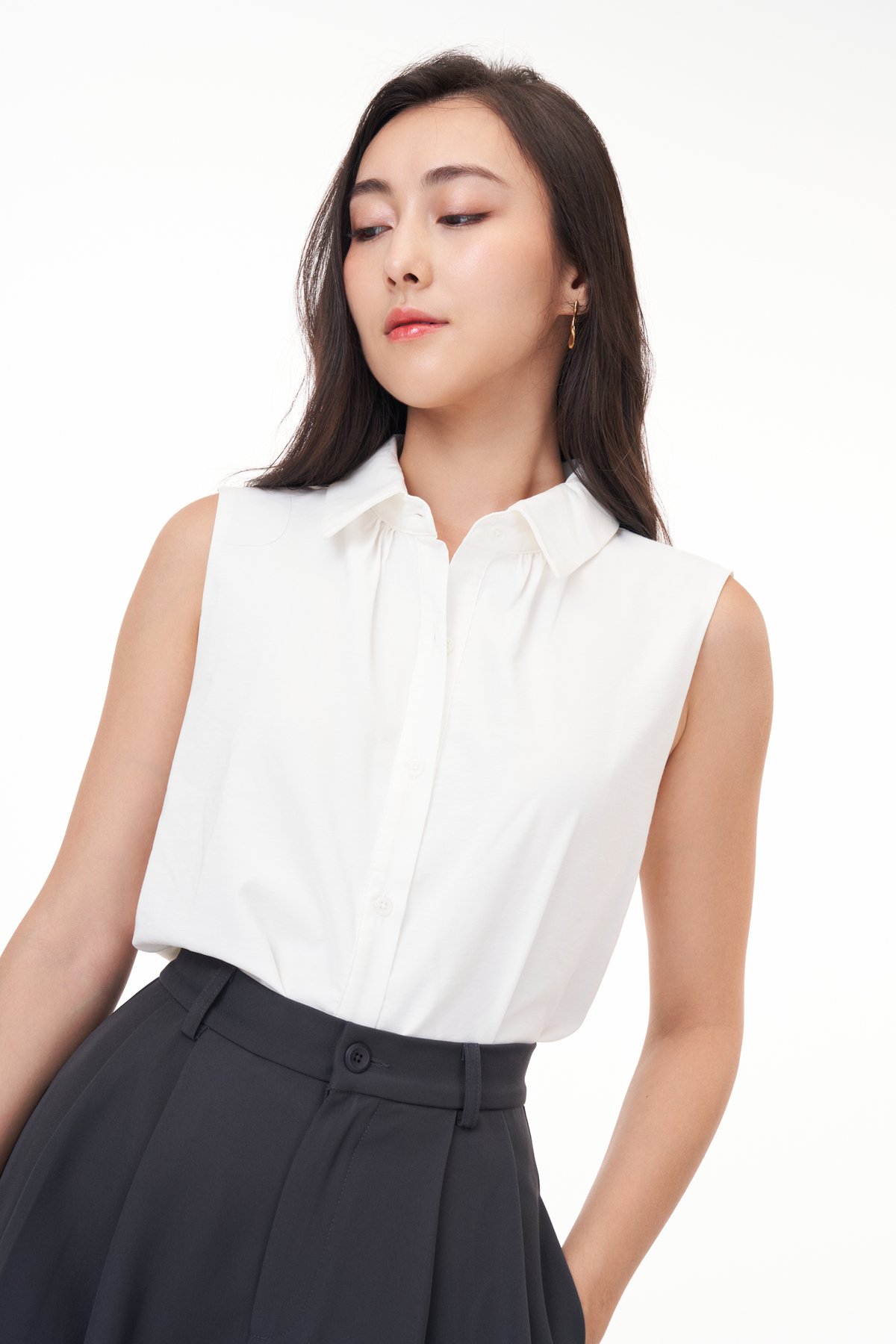 Berkley Ribbon Top in White