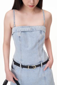 Gabine Denim Romper Dress