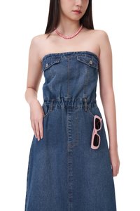 Lune Denim Tube Dress
