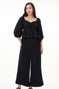 Suzy Padded Top in Black