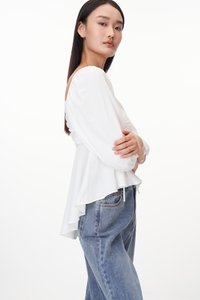 Suzy Padded Top in White