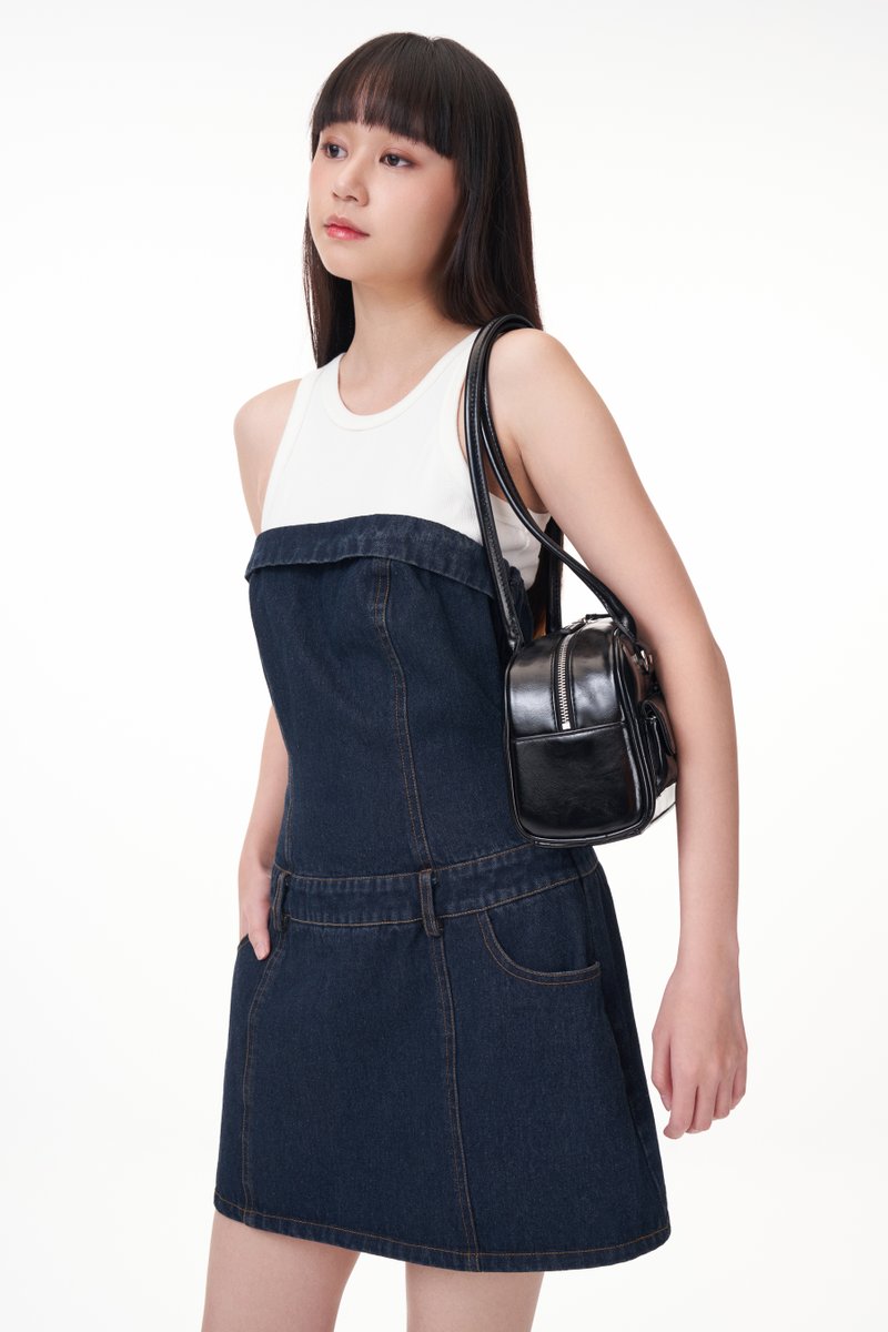 Gabine Denim Romper Dress