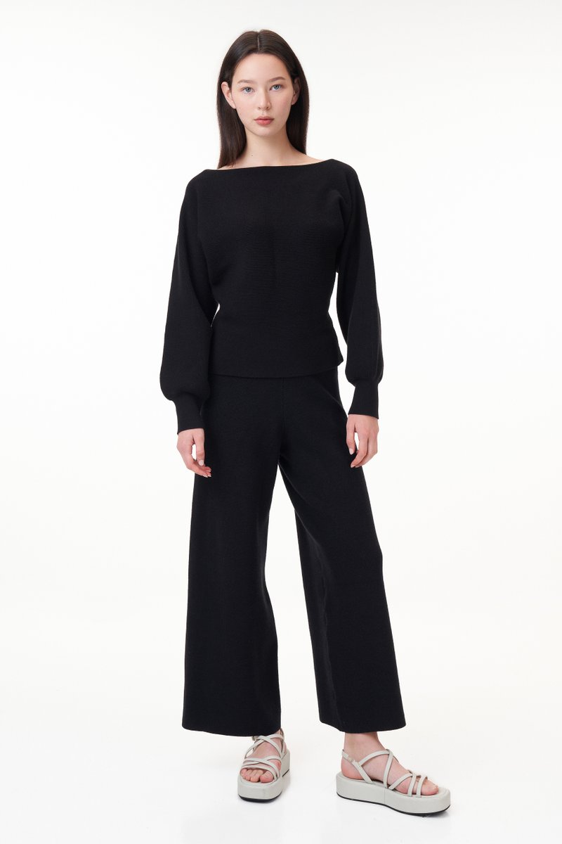 Niko Knitted Sleeve Top