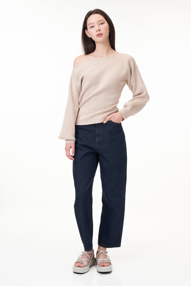 Niko Knitted Sleeve Top