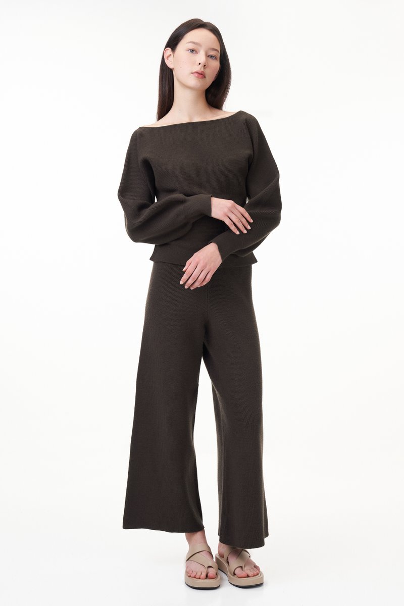Niko Knitted Sleeve Top