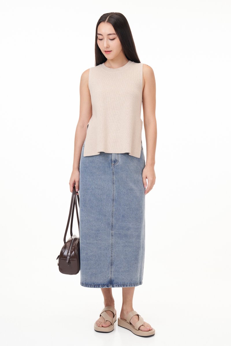 Niko Knitted Sleeveless Top