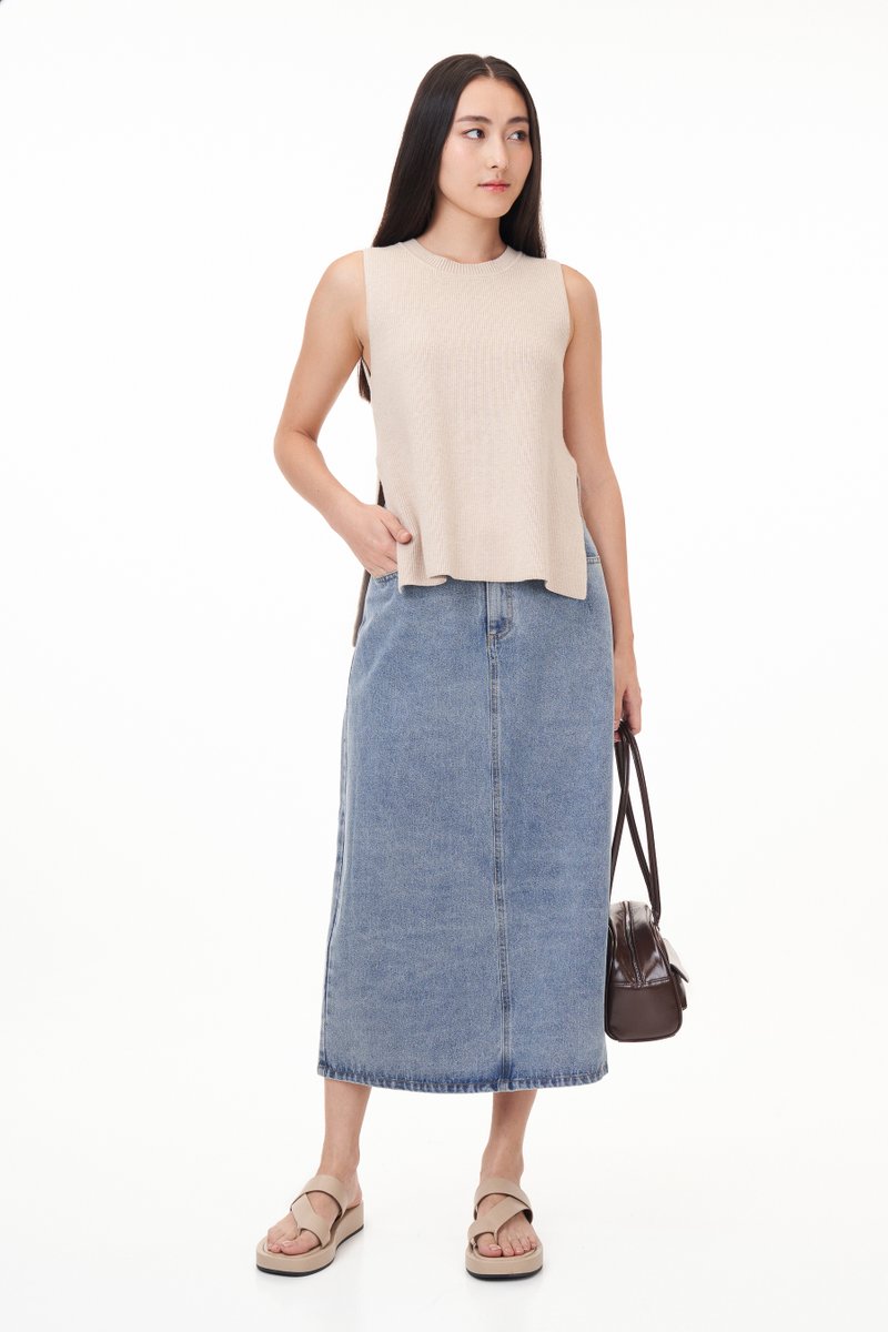 Niko Knitted Sleeveless Top