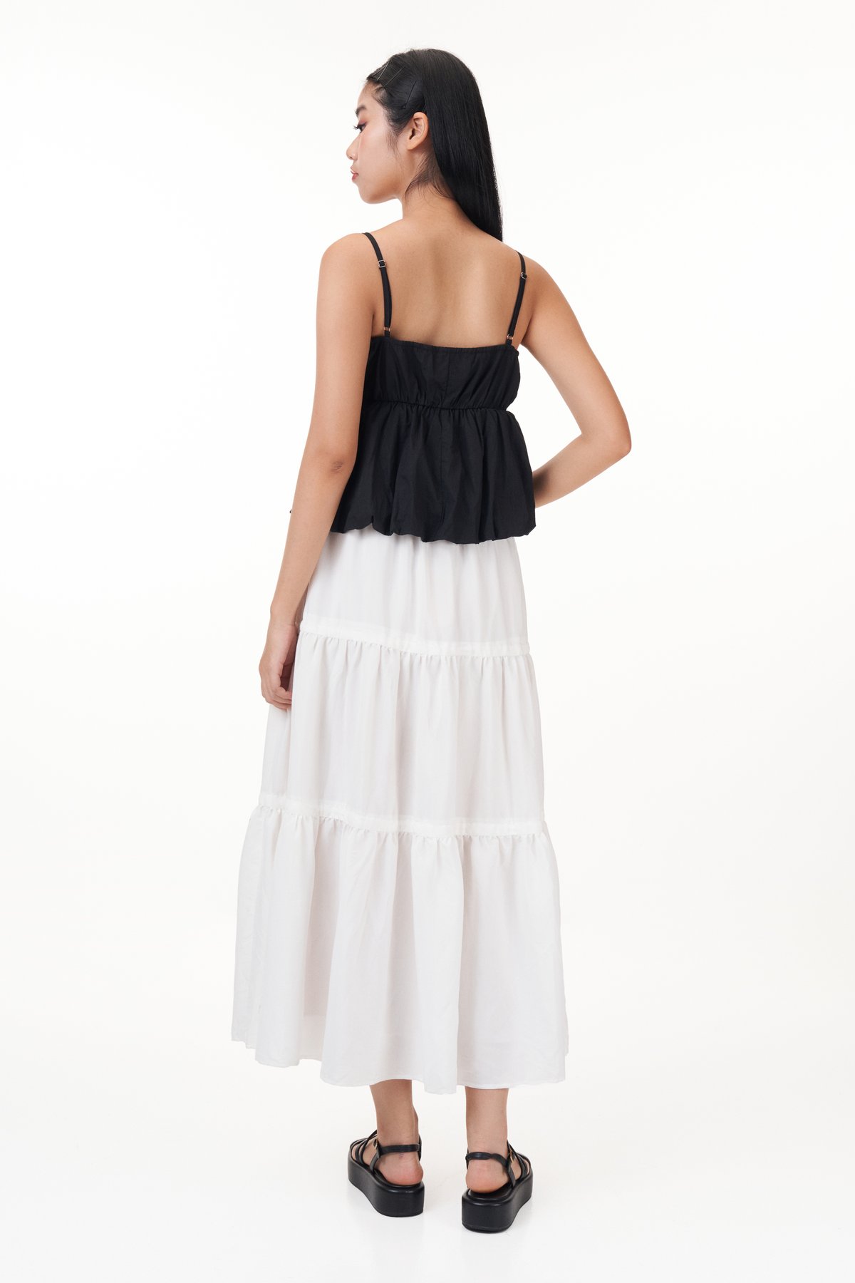 Atlyn Bubble Top in Black