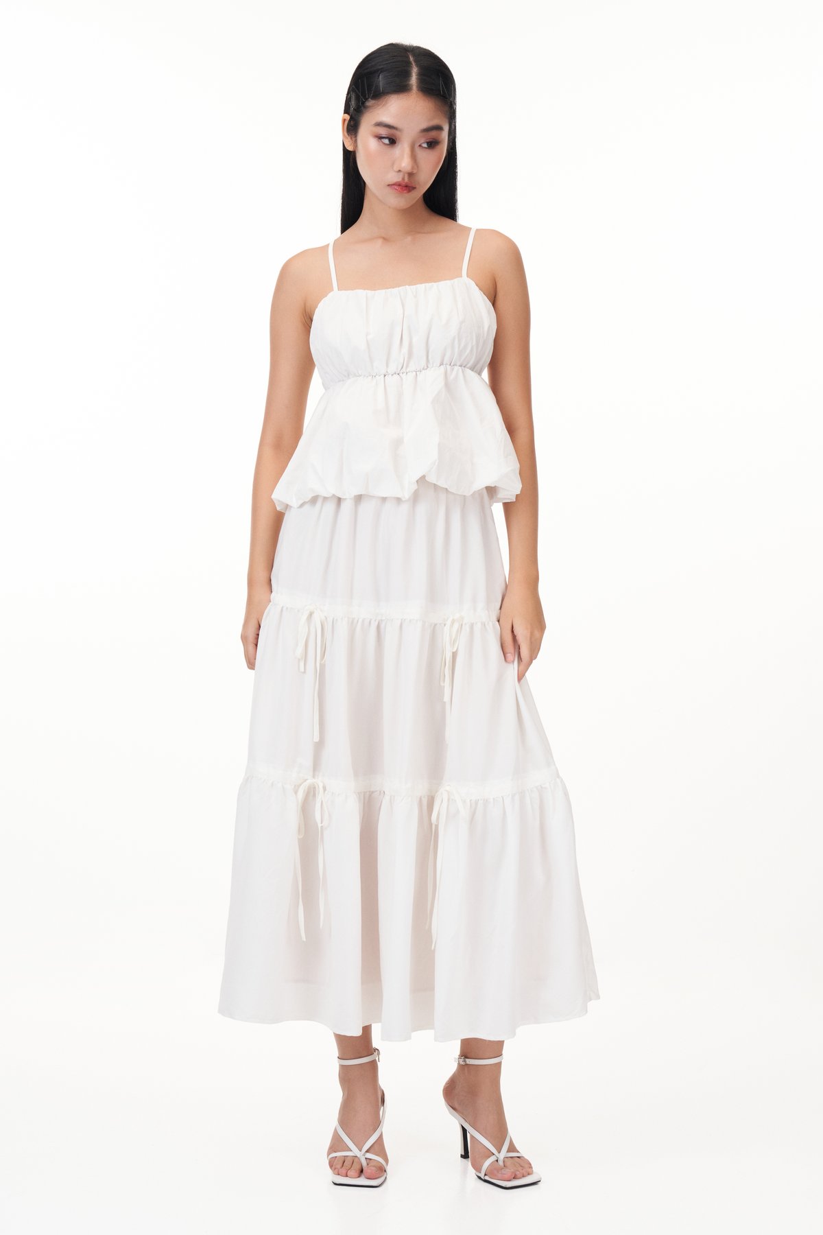 Atlyn Bubble Top in White