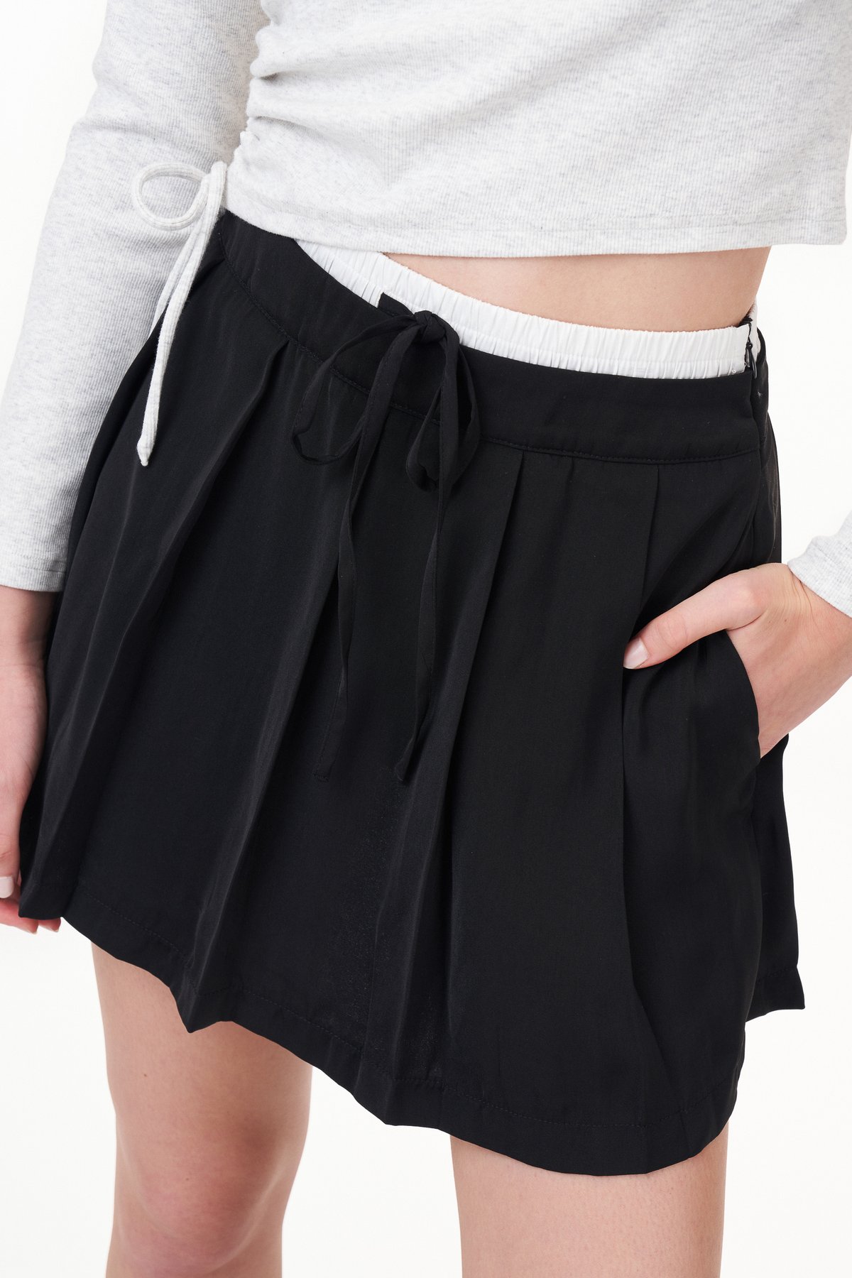 Jayden Boxer Waistband Pleated Skorts