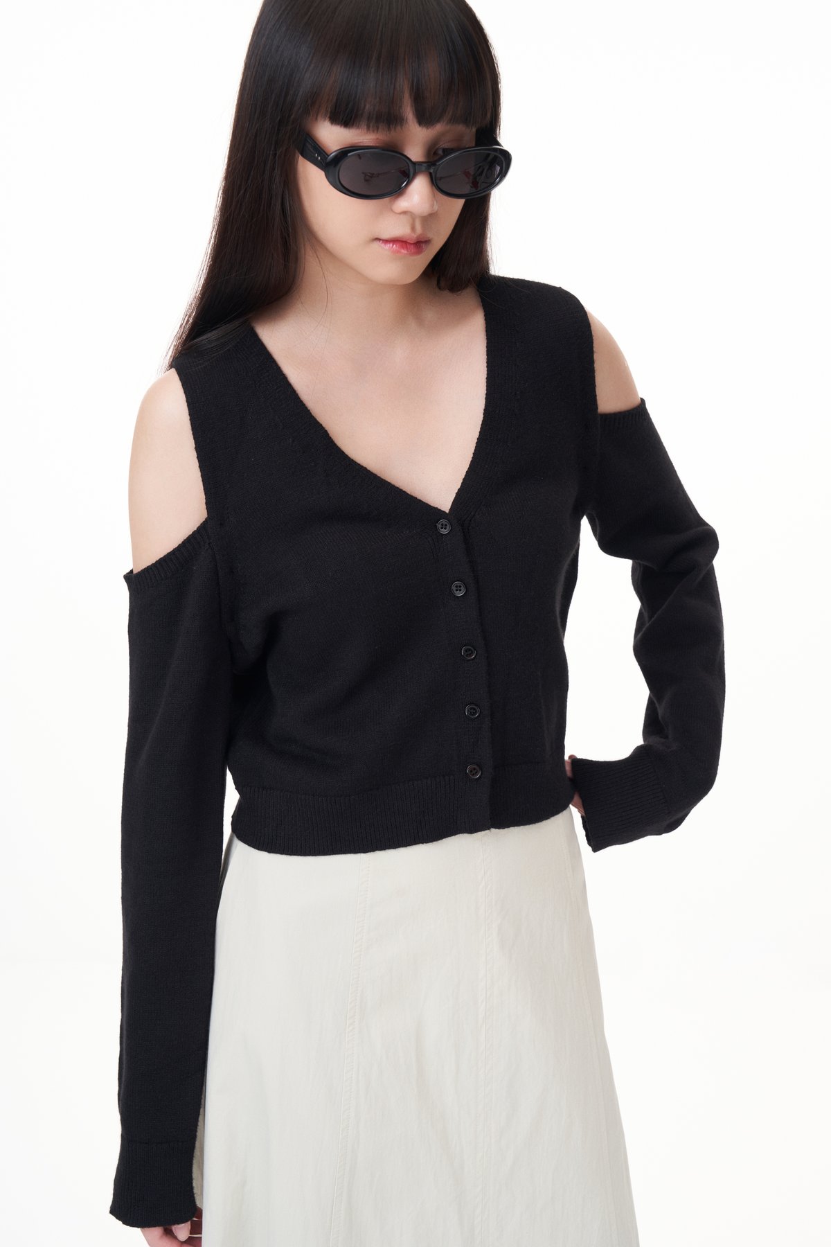 Tayla Multi-Way Knit Cardi Vest | The Closet Lover
