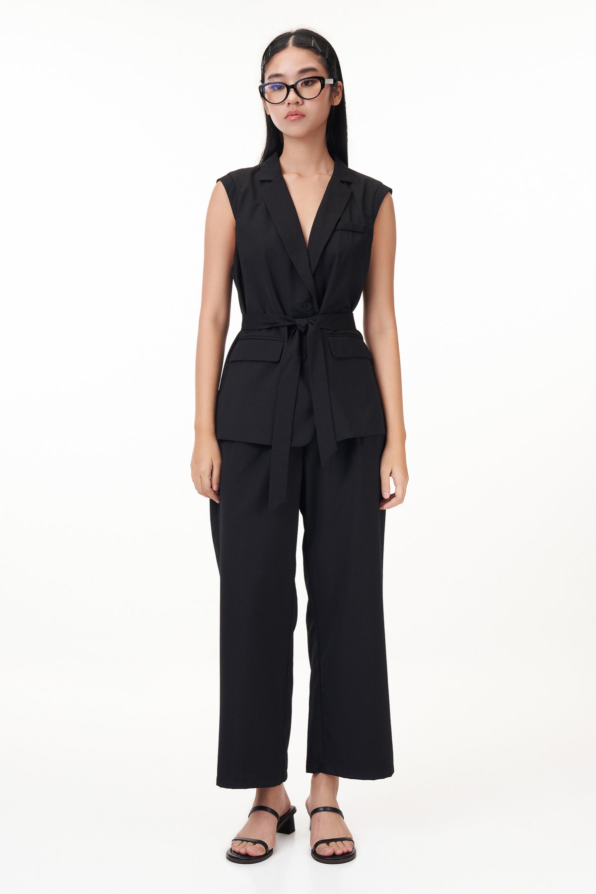 Zenda Vest in Black