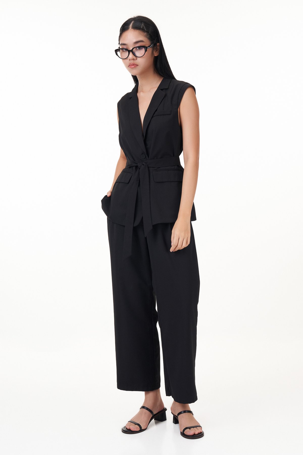 Zenda Vest in Black