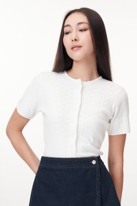 Hanni Button Top