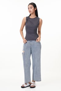 Gwen Twist Knot Top