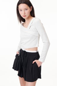 Jayden Boxer Waistband Pleated Skorts