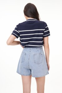 Kiyo Stripes Knit Top