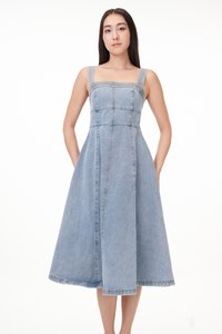 Zoen Denim Midi Dress